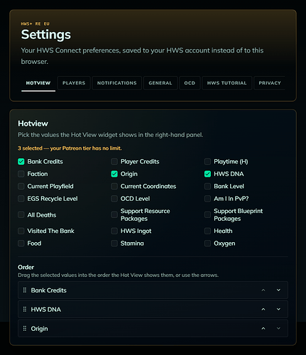 Auto refresh setting