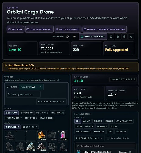 Orbital Factory