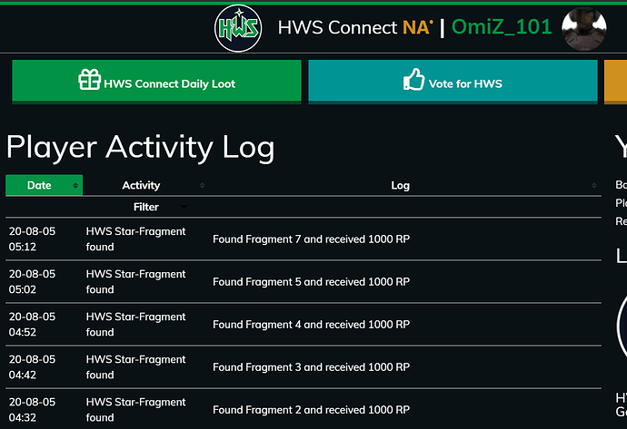 NA star fragments