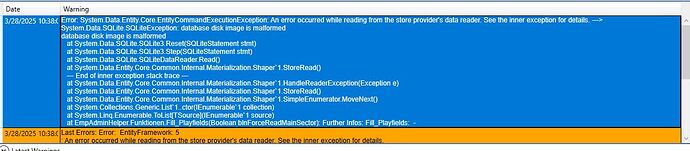empy error