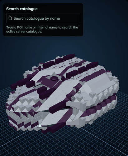 A Garage ship in the Structure Viewer
